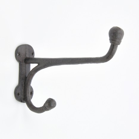 Horse Tack Coat Hook | Long Metal Wall Hook | abodent.com
